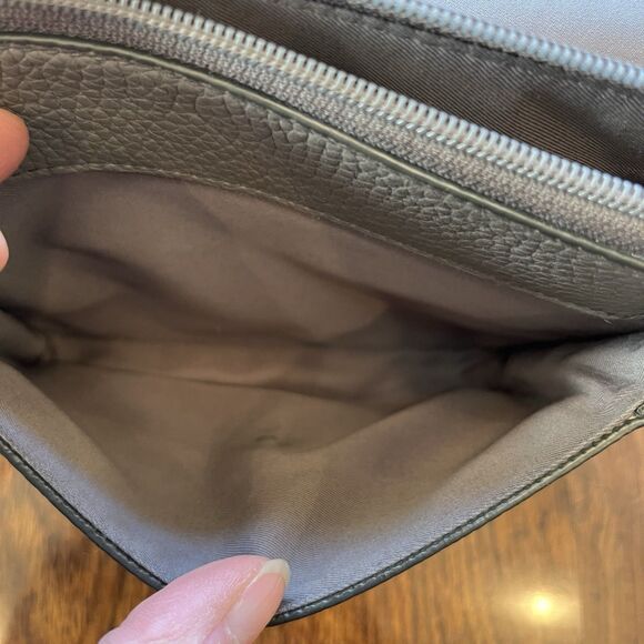 FOSSIL Kinley Leather Crossbody Gray - Picture 8 of 12